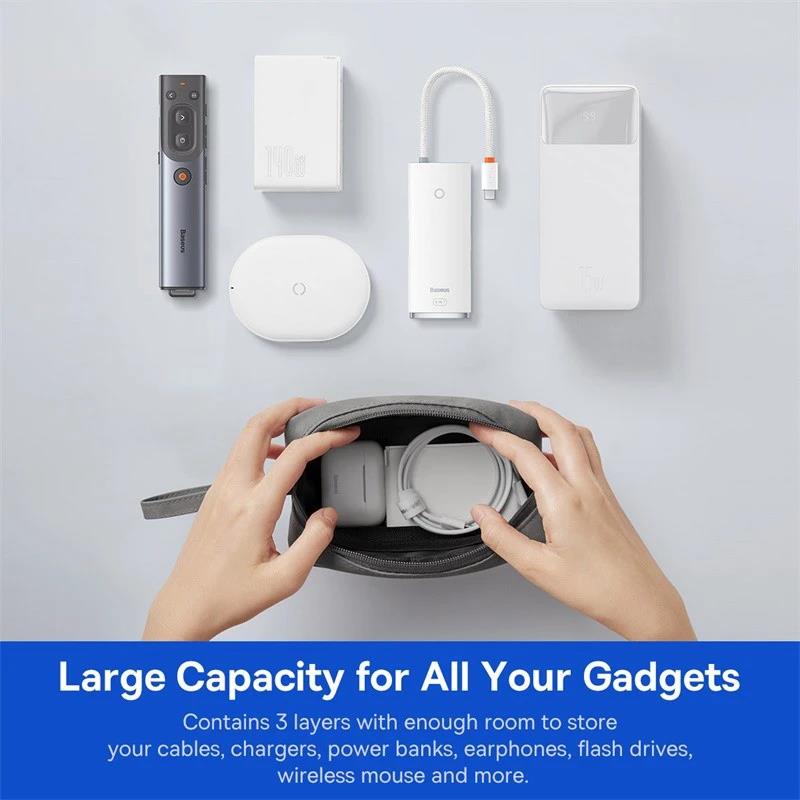 Portable Cable Charger Bag Sma - Cable Organizer recension och pris