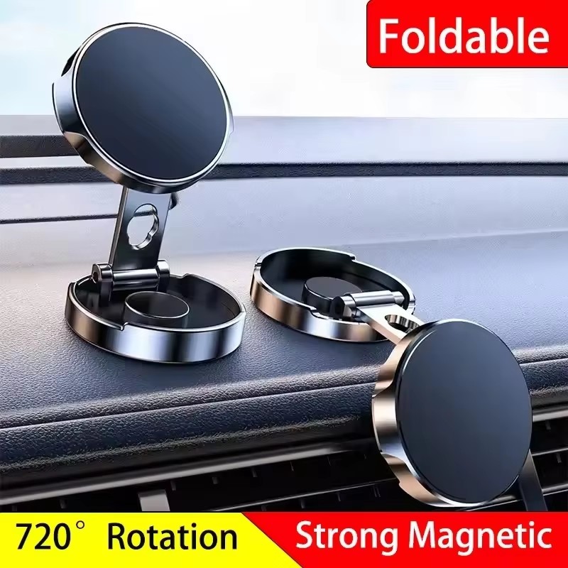 Round Folding Magnetic Car Hol - Phone Holder recension och pris