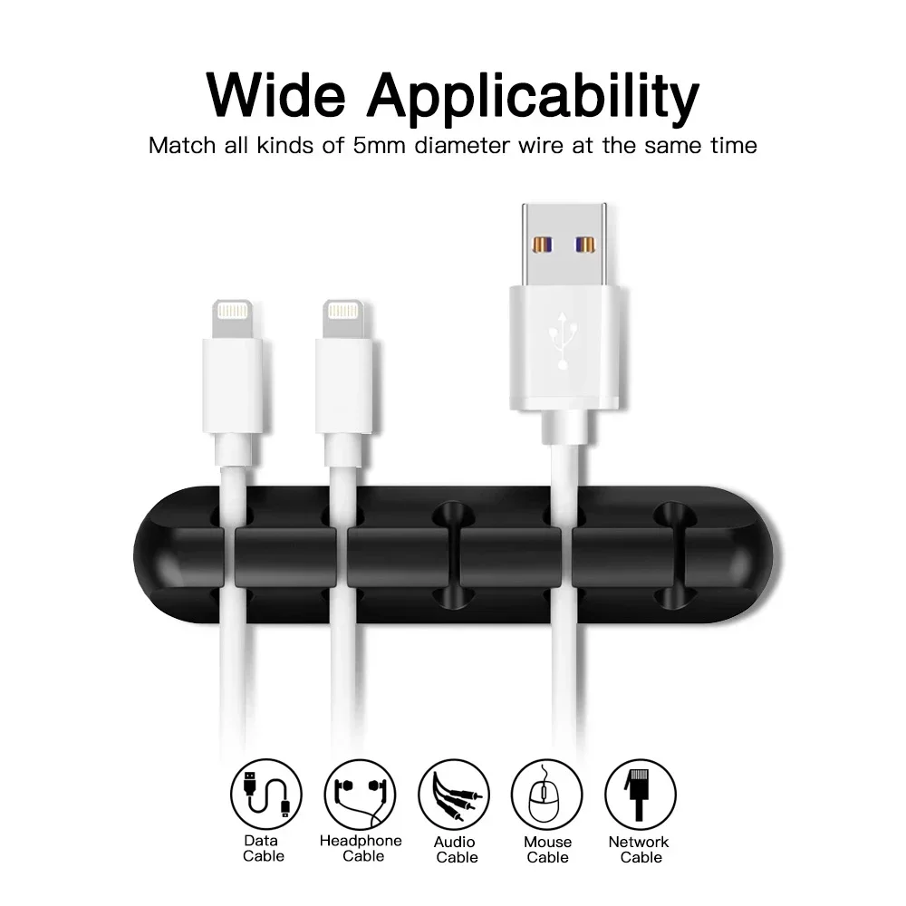 Silicone USB Cable Organizer U - Cable Organizer recension och pris