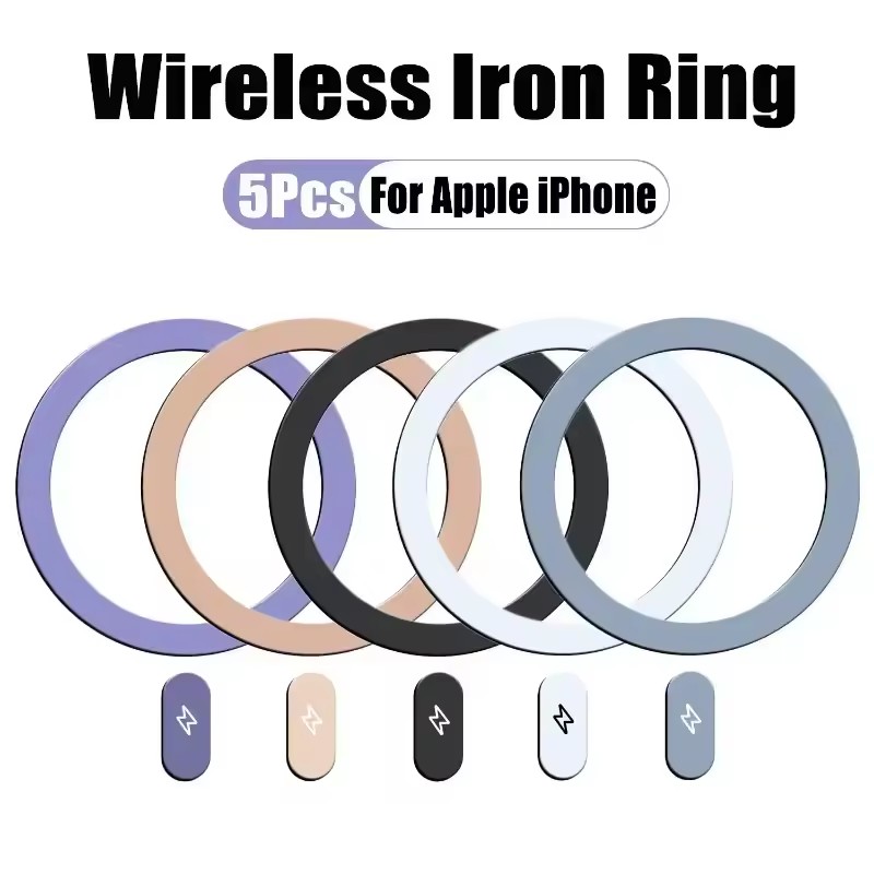 5/1Pcs Metal Plate Sticker Rin - Phone Holder recension och pris
